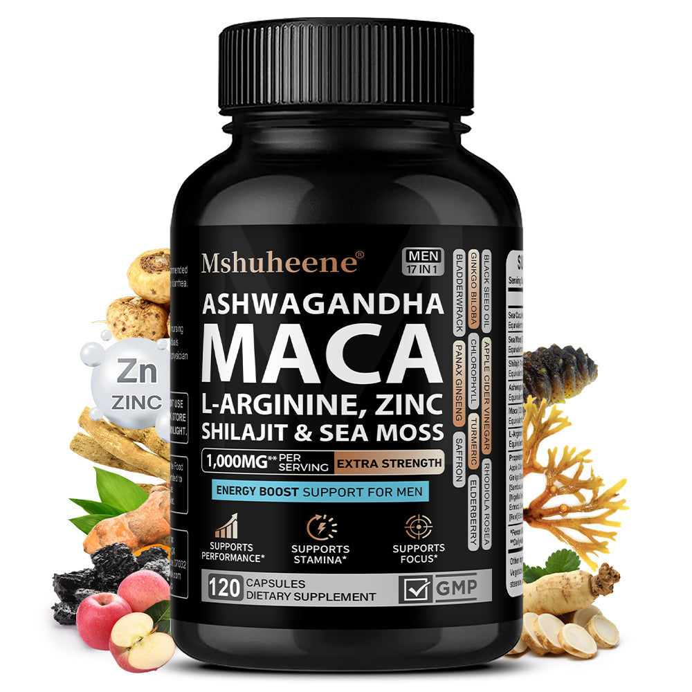 Ashwagandha, maca e zinco